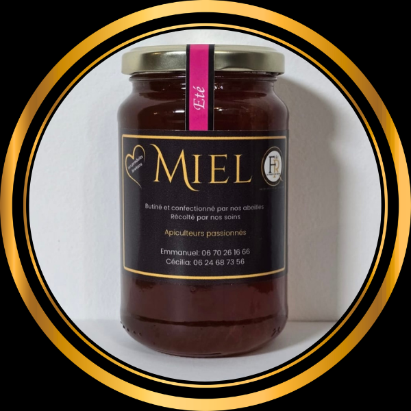 Miel d’été ronce et châtaignier